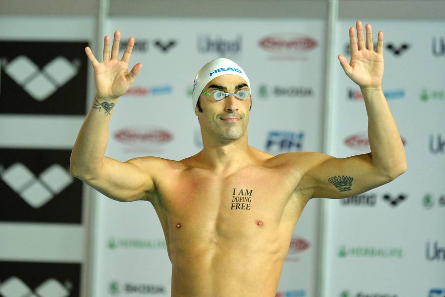 Federica Pellegrini e Filippo Magnini star dei campionati assoluti di nuoto a Riccione  (Olycom)